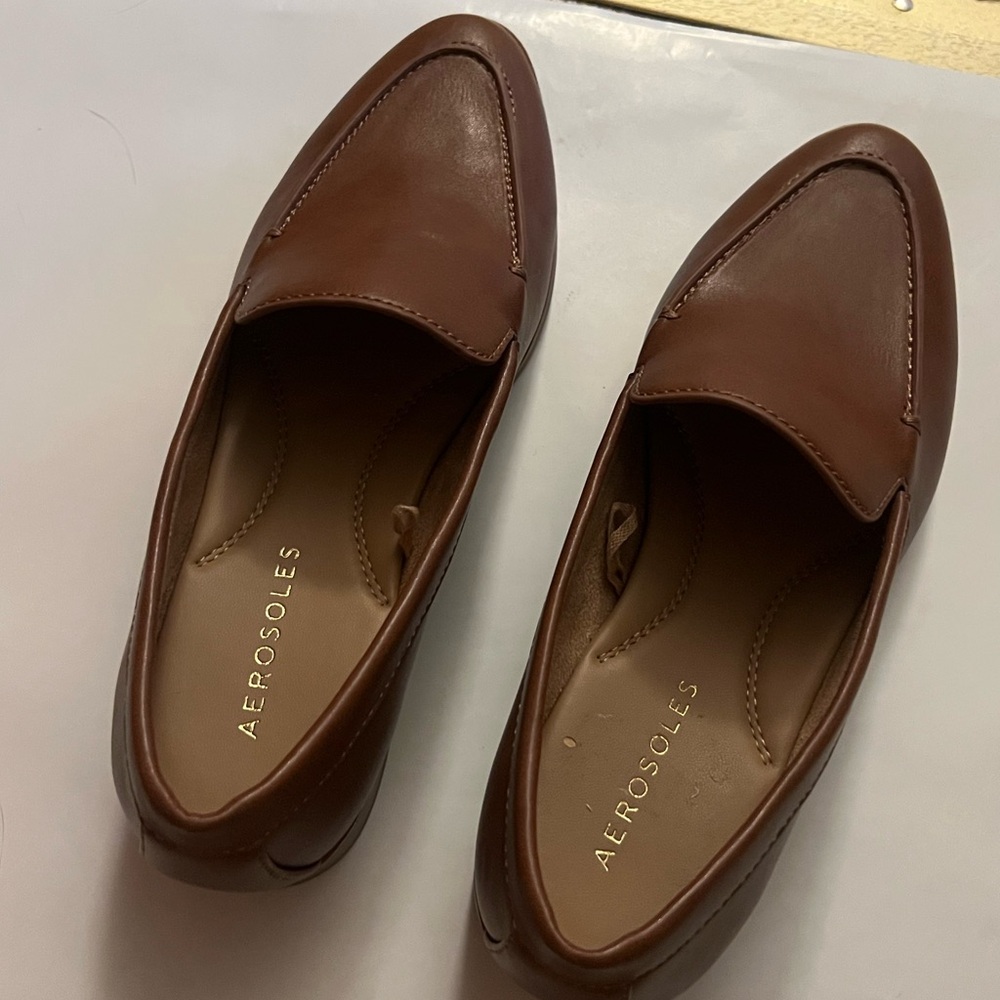 AEROSOLES Brown Loafers